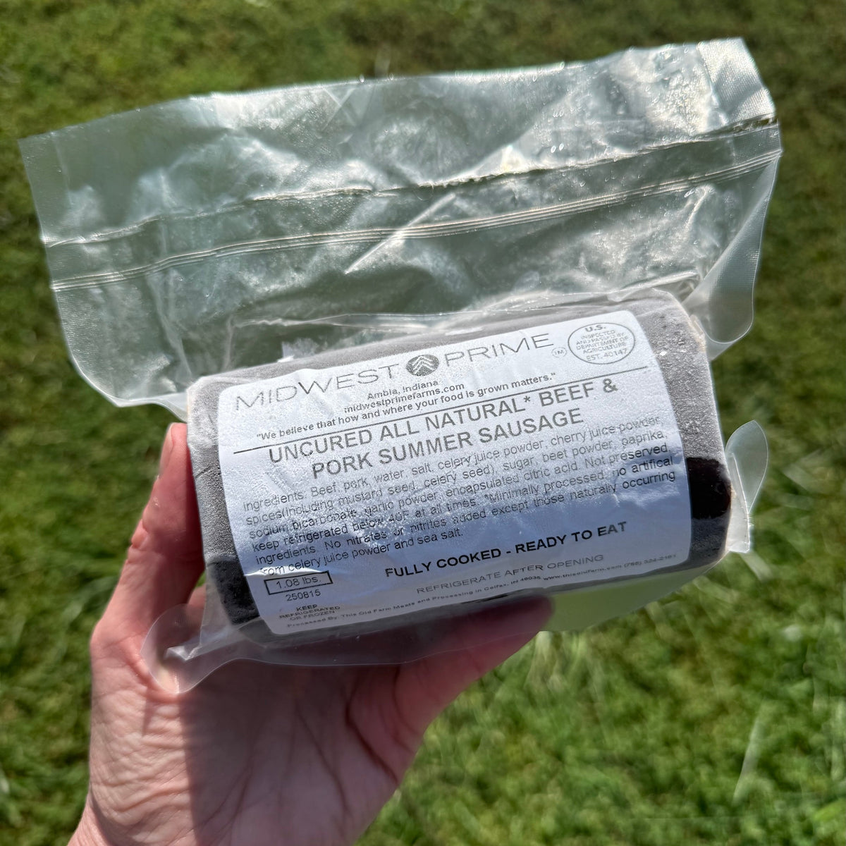 SUMMER SAUSAGE- Beef and Pork
